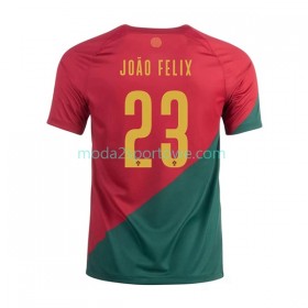 Koszulka Portugalia Joao Felix 23 Domowe Stroje Piłkarskie World Cup 2022 Krótki Rękaw